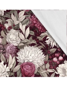 Softshell Stoff Polyester Zum Nähen- Motiv Blumen I SDX5454