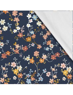 Softshell Stoff Polyester Zum Nähen- Motiv Blumen I SDX5455