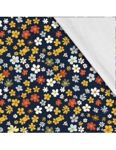 Softshell Stoff Polyester Zum Nähen- Motiv Blumen I SDX5461