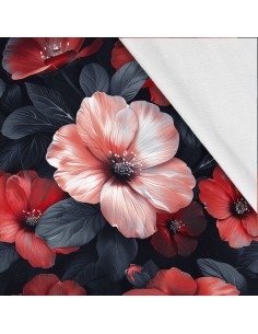 Softshell Stoff Polyester Zum Nähen- Motiv Blumen I SDX5464