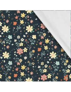 Softshell Stoff Polyester Zum Nähen- Motiv Blumen I SDX5470