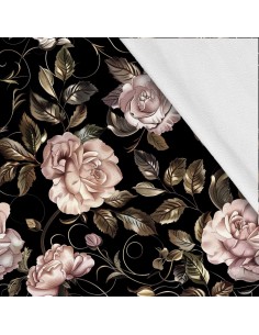 Softshell Stoff Polyester Zum Nähen- Motiv Blumen I SDX5471
