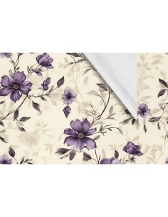 Softshell Stoff Polyester Zum Nähen- Motiv Blumen I SDX5476