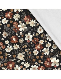 Softshell Stoff Polyester Zum Nähen- Motiv Blumen I SDX5487