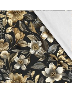 Softshell Stoff Polyester Zum Nähen- Motiv Blumen I SDX5490