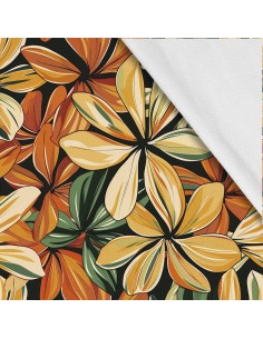 Softshell Stoff Polyester Zum Nähen- Motiv Blumen I SDX5495