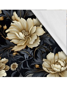 Softshell Stoff Polyester Zum Nähen- Motiv Blumen I SDX5496