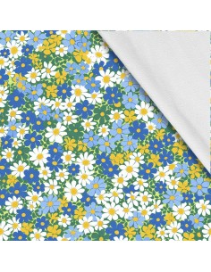 Softshell Stoff Polyester Zum Nähen- Motiv Blumen I SDX5500