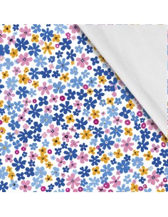 Softshell Stoff Polyester Zum Nähen- Motiv Blumen I SDX5503