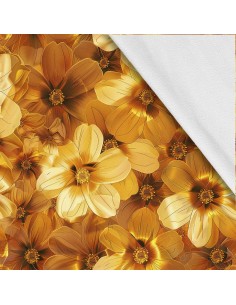 Softshell Stoff Polyester Zum Nähen- Motiv Blumen I SDX5511