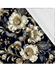 Softshell Stoff Polyester Zum Nähen- Motiv Blumen I SDX5512