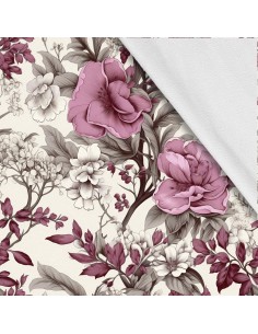 Softshell Stoff Polyester Zum Nähen- Motiv Blumen I SDX5513