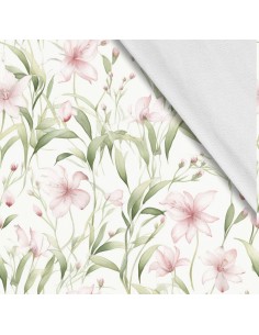 Softshell Stoff Polyester Zum Nähen- Motiv Blumen I SDX5514
