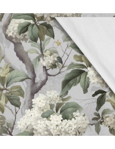 Softshell Stoff Polyester Zum Nähen- Motiv Blumen I SDX5517
