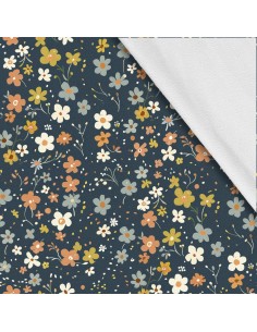 Softshell Stoff Polyester Zum Nähen- Motiv Blumen I SDX5519