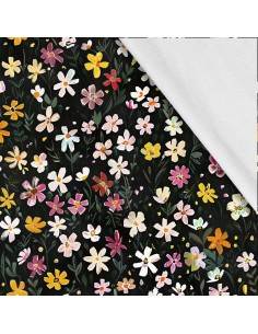 Softshell Stoff Polyester Zum Nähen- Motiv Blumen I SDX5523