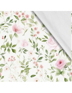 Softshell Stoff Polyester Zum Nähen- Motiv Blumen I SDX5524