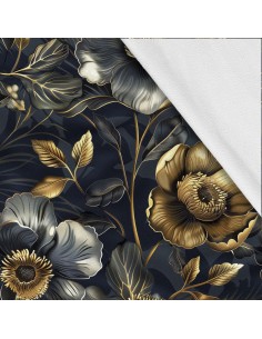 Softshell Stoff Polyester Zum Nähen- Motiv Blumen I SDX5529