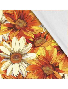Softshell Stoff Polyester Zum Nähen- Motiv Blumen I SDX5530