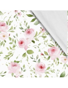 Softshell Stoff Polyester Zum Nähen- Motiv Blumen I SDX5532