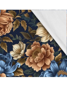 Softshell Stoff Polyester Zum Nähen- Motiv Blumen I SDX5533