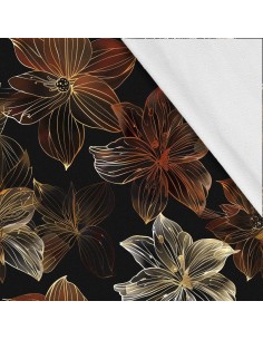 Softshell Stoff Polyester Zum Nähen- Motiv Blumen I SDX5536