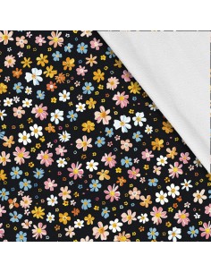 Softshell Stoff Polyester Zum Nähen- Motiv Blumen I SDX5538