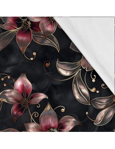 Softshell Stoff Polyester Zum Nähen- Motiv Blumen I SDX5545