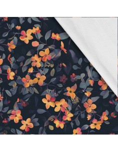 Softshell Stoff Polyester Zum Nähen- Motiv Blumen I SDX5555