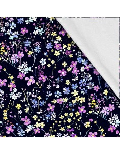 Softshell Stoff Polyester Zum Nähen- Motiv Blumen I SDX5559