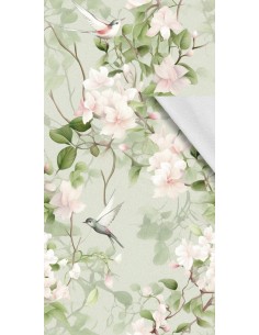 Softshell Stoff Polyester Zum Nähen- Motiv Blumen I SDX5561