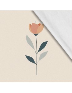 Softshell Stoff Polyester Zum Nähen- Motiv Blumen I SDX5565