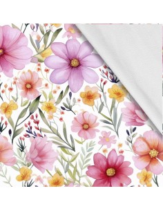 Softshell Stoff Polyester Zum Nähen- Motiv Blumen I SDX5568