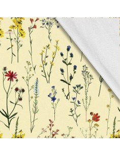 Softshell Stoff Polyester Zum Nähen- Motiv Blumen I SDX5570