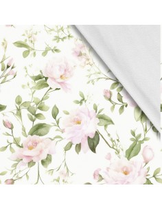 Softshell Stoff Polyester Zum Nähen- Motiv Blumen I SDX5574