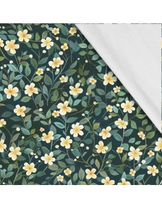 Softshell Stoff Polyester Zum Nähen- Motiv Blumen I SDX5578
