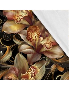 Softshell Stoff Polyester Zum Nähen- Motiv Blumen I SDX5585