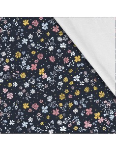Softshell Stoff Polyester Zum Nähen- Motiv Blumen I SDX5589