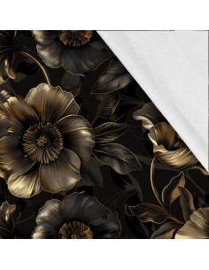 Softshell Stoff Polyester Zum Nähen- Motiv Blumen I SDX5590