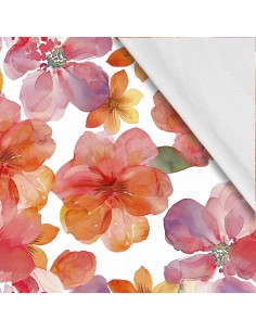 Softshell Stoff Polyester Zum Nähen- Motiv Blumen I SDX5591