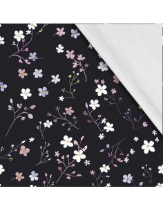Softshell Stoff Polyester Zum Nähen- Motiv Blumen I SDX5592