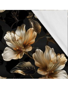 Softshell Stoff Polyester Zum Nähen- Motiv Blumen I SDX5599