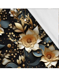 Softshell Stoff Polyester Zum Nähen- Motiv Blumen I SDX5601