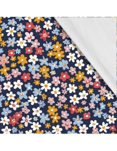 Softshell Stoff Polyester Zum Nähen- Motiv Blumen I SDX5602