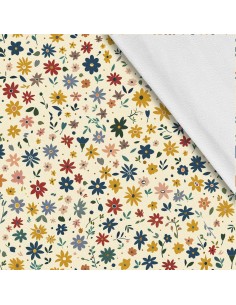 Softshell Stoff Polyester Zum Nähen- Motiv Blumen I SDX5603