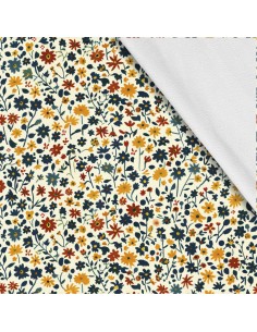 Softshell Stoff Polyester Zum Nähen- Motiv Blumen I SDX5607