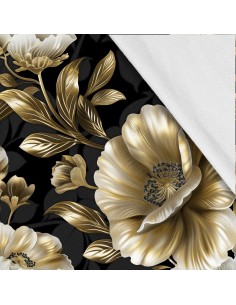 Softshell Stoff Polyester Zum Nähen- Motiv Blumen I SDX5613