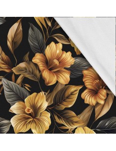 Softshell Stoff Polyester Zum Nähen- Motiv Blumen I SDX5617
