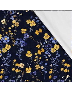 Softshell Stoff Polyester Zum Nähen- Motiv Blumen I SDX5629
