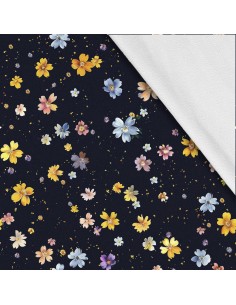 Softshell Stoff Polyester Zum Nähen- Motiv Blumen I SDX5631
